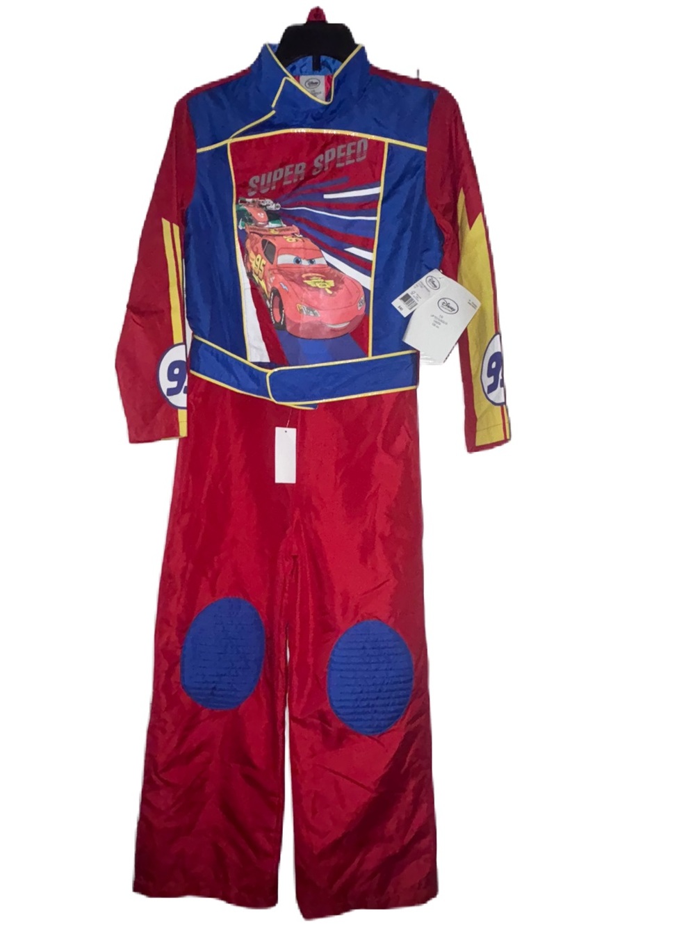 DISNEY Collection Lightning McQueen Halloween Costume Cosplay Boys Size 7/8